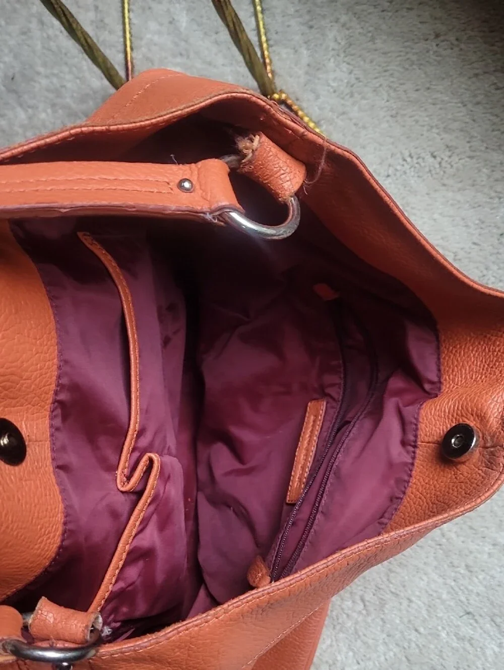 Banana Republic Leather Hobo Bag in Rustic Brown